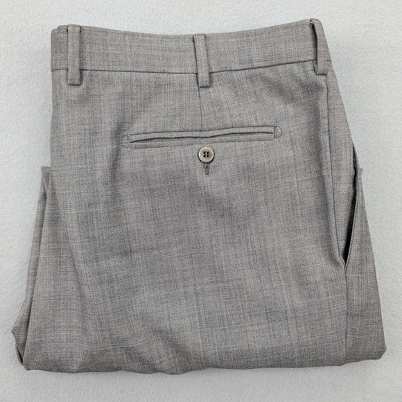 Zanella Other - Zanella Dress Pants‎ Mens 40 Gray Bennett Wool Pleated Front Vitale Barberis